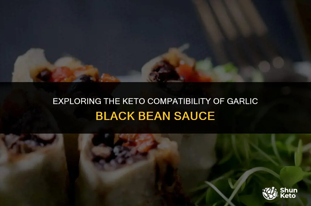 is garlic black bean sauce keto friendly