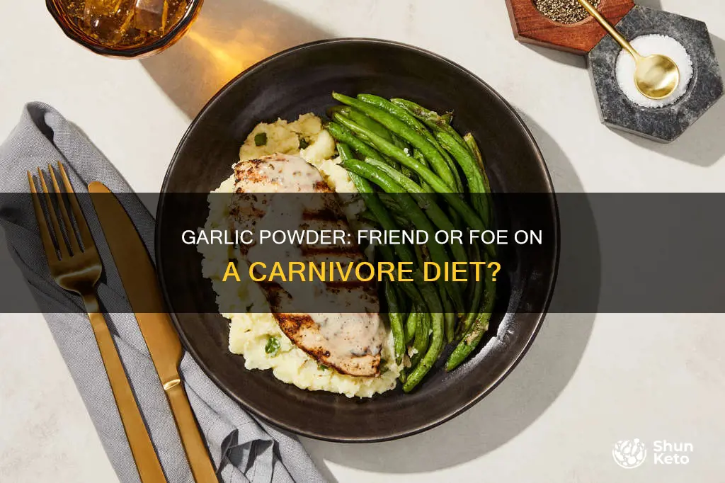 is garlic powder ok for carnivore diet