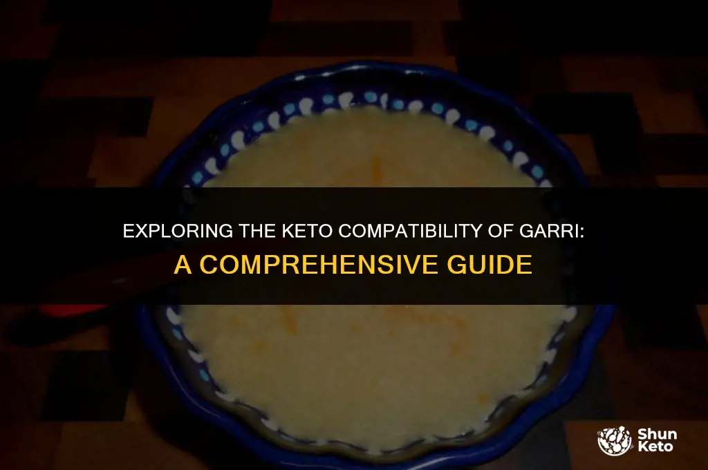 is garri keto friendly