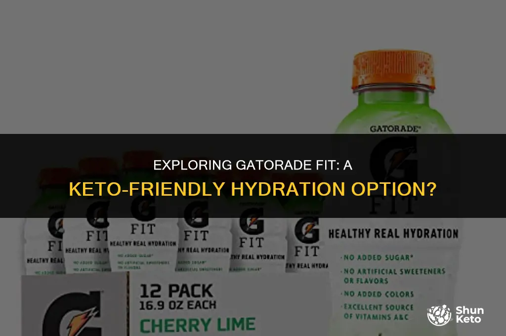 is gatorade fit keto friendly