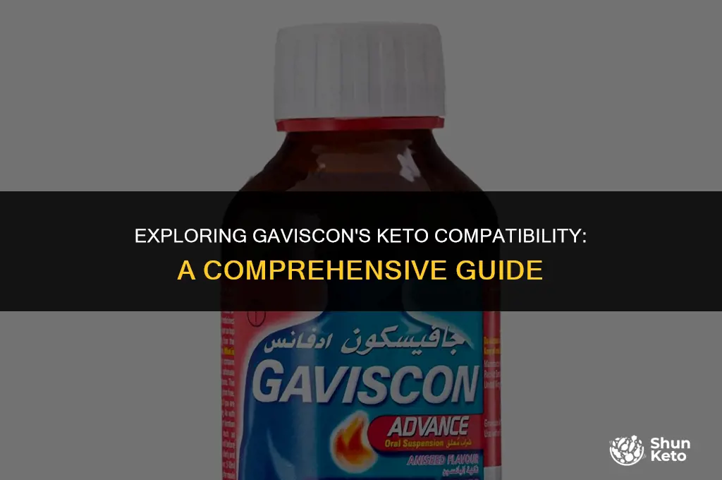 is gaviscon keto friendly