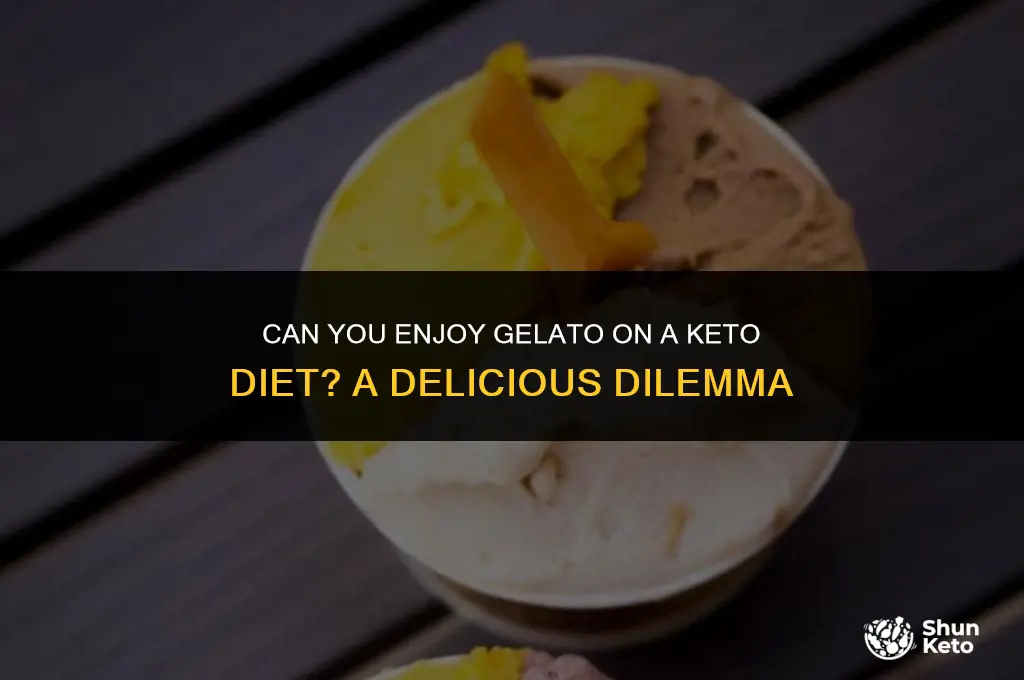 is gelato keto-friendly