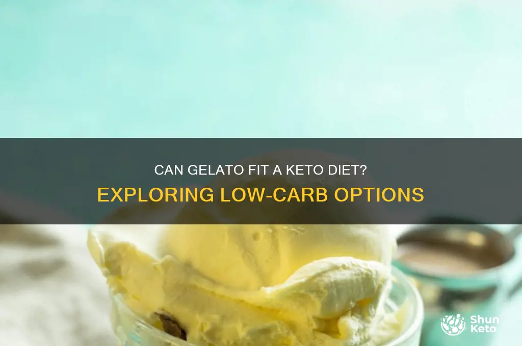 is gelato keto