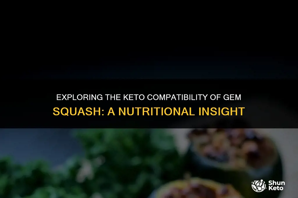 is gem squash keto friendly