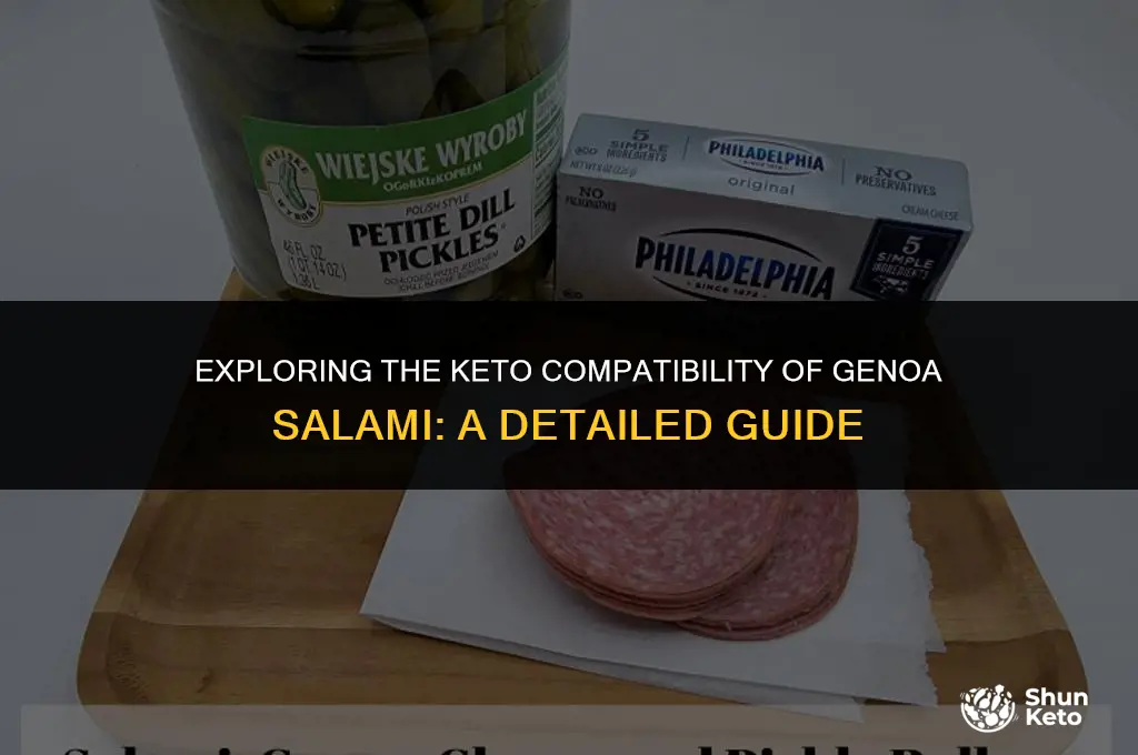 is genoa salami keto friendly