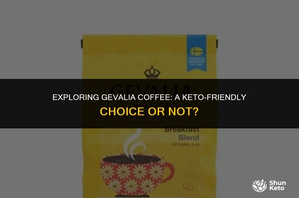 is gevalia coffee keto friendly