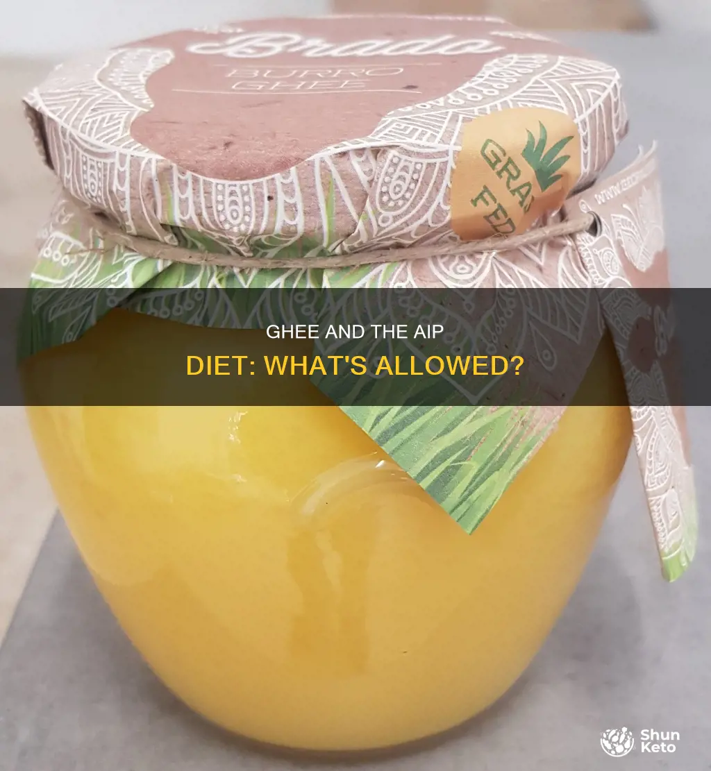 is ghee allowed on aip diet