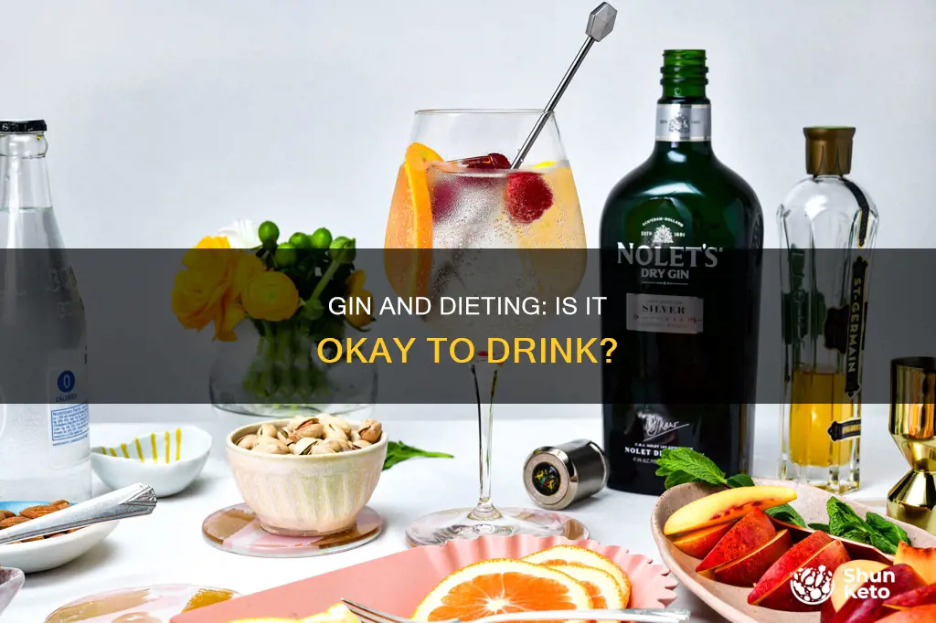 is gin ok to drink on a diet