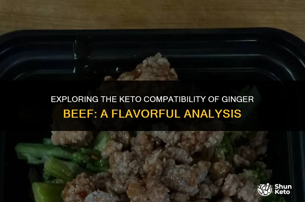 is ginger beef keto friendly