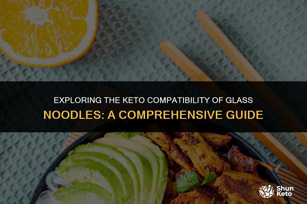 is glass noodle keto friendly