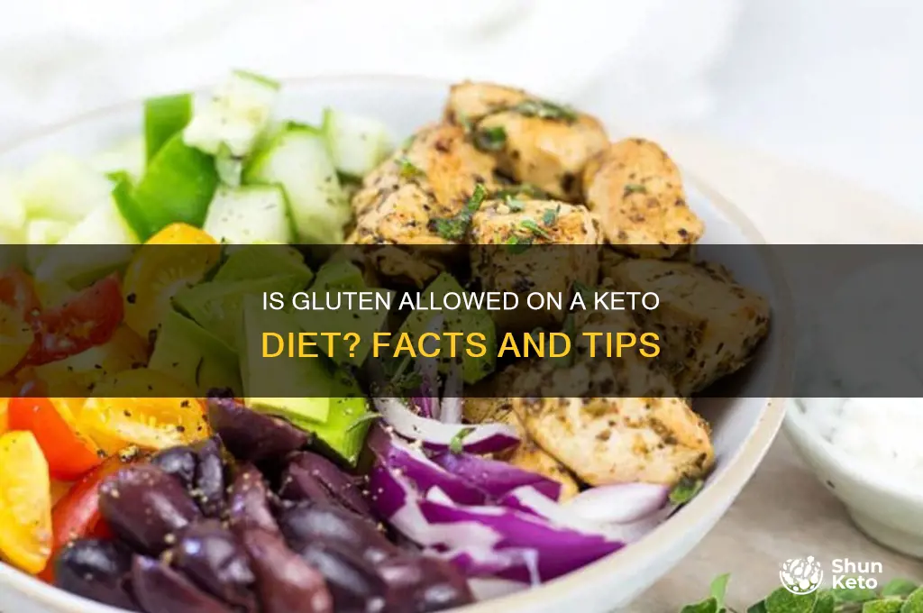 is gliten allowed on a keto diet