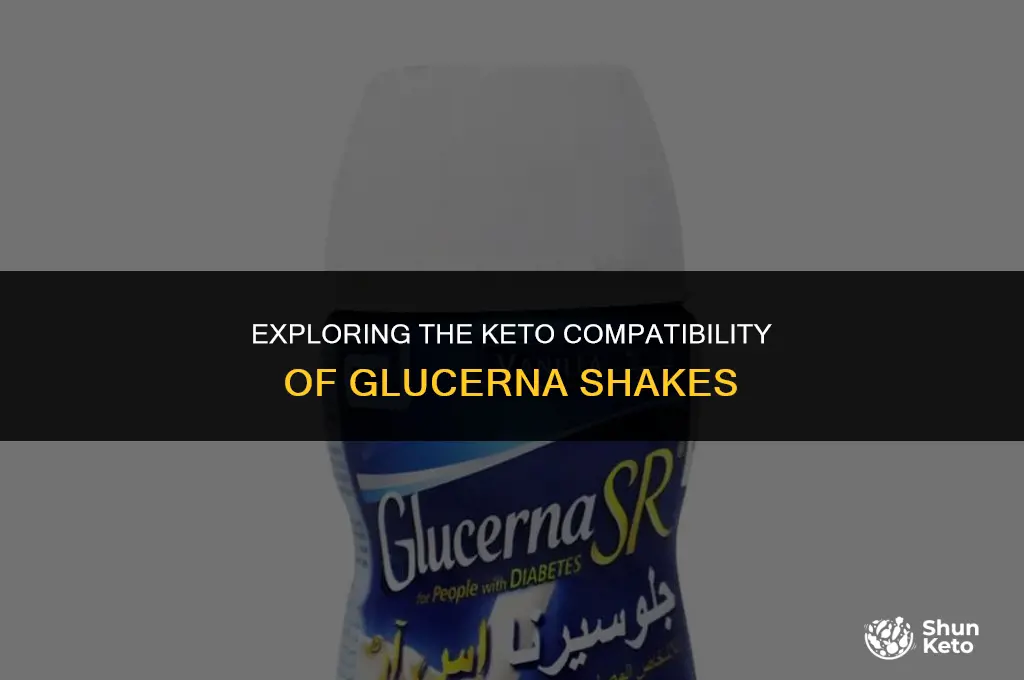 is glucerna shakes keto friendly