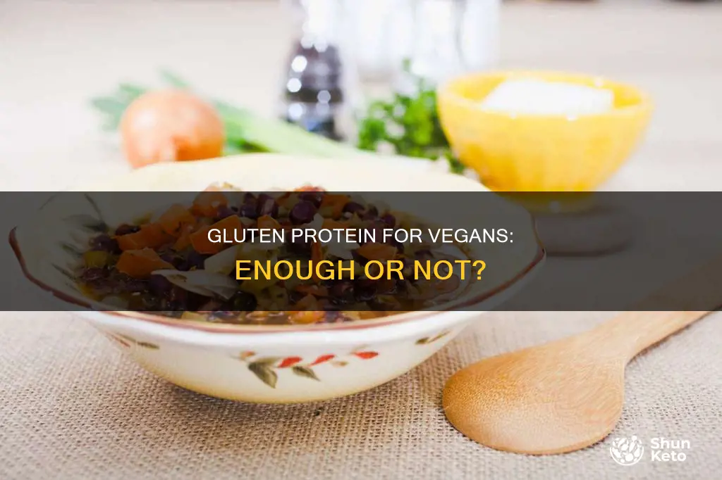 is gluten enough protein for a vegan diet