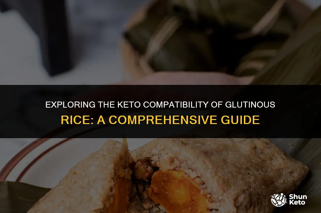 is glutinous rice keto friendly