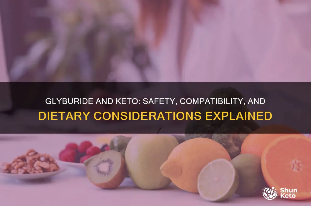 is glyburide ok on keto diet