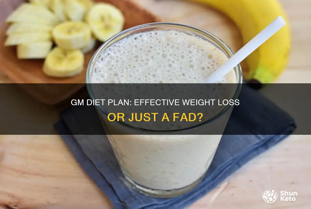 is gm diet plan effective