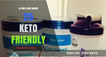 Is GNC Lean Shake 25 Keto-Friendly? A Comprehensive Guide