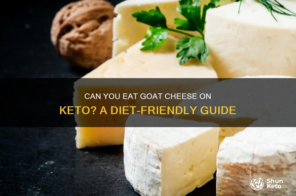is goat cheese allowed on keto diet