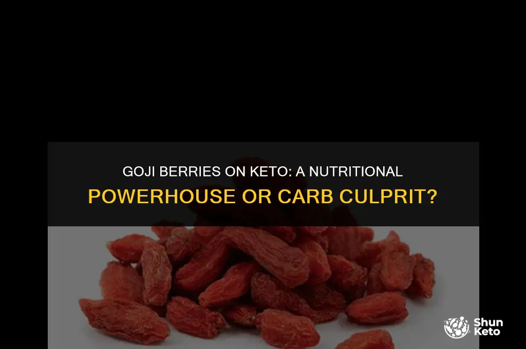 is goji berries keto friendly