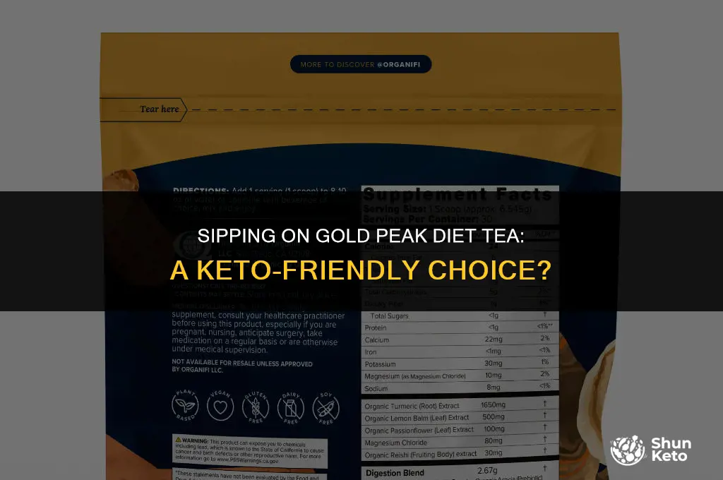is gold peak diet tea keto friendly