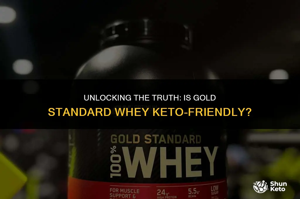 is gold standard whey keto friendly