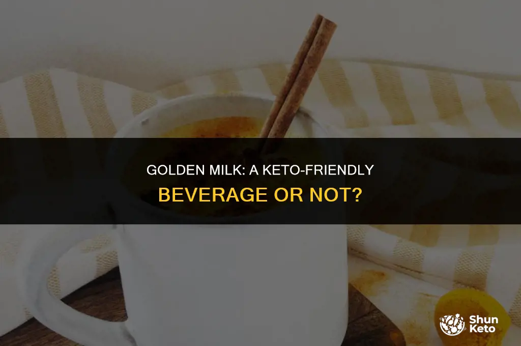 is golden milk keto friendly