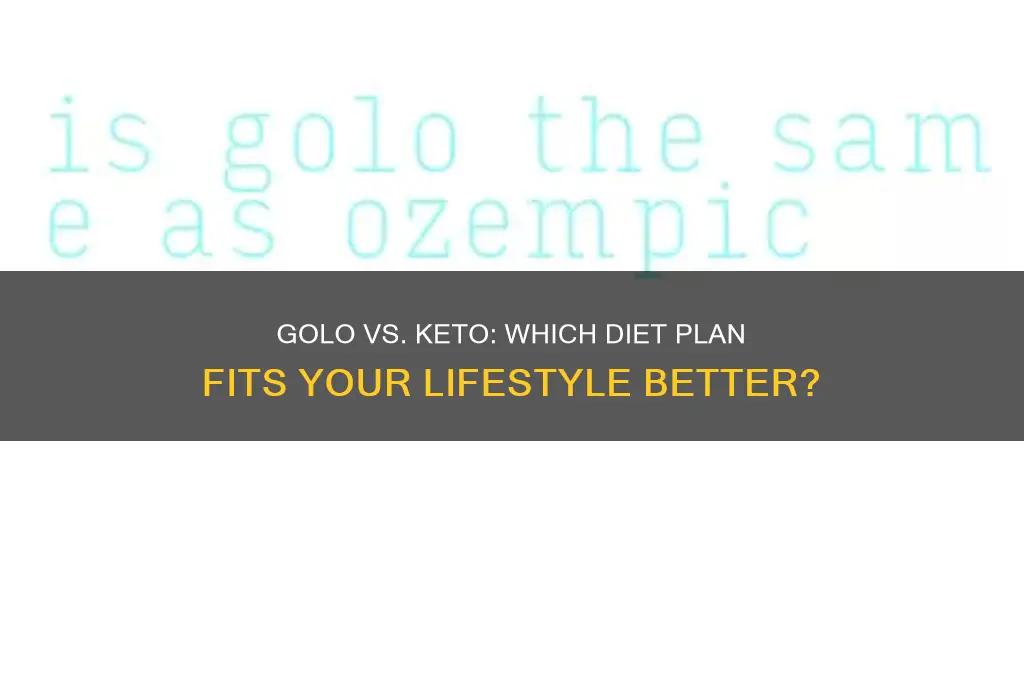 is golo a keto diet