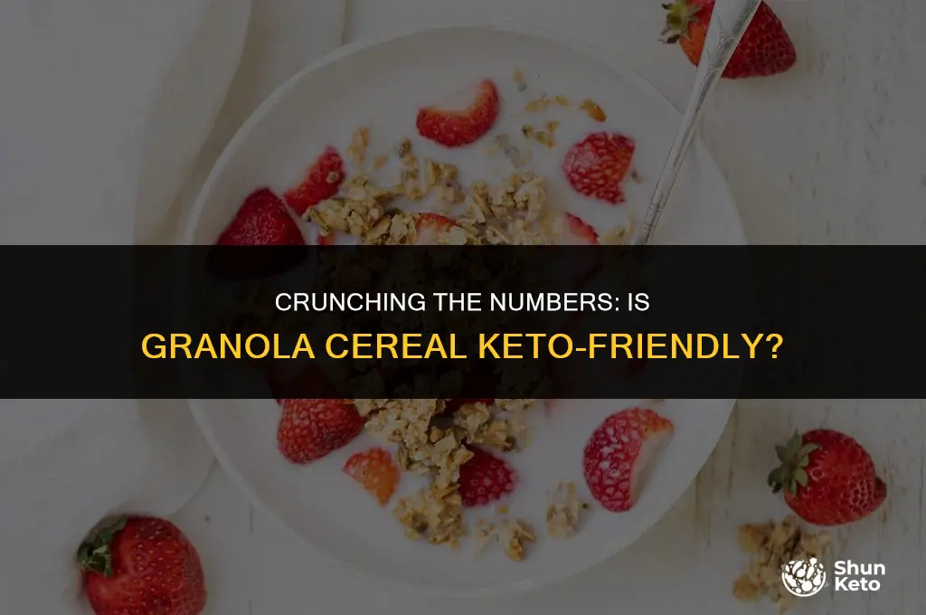 is granola cereal keto friendly