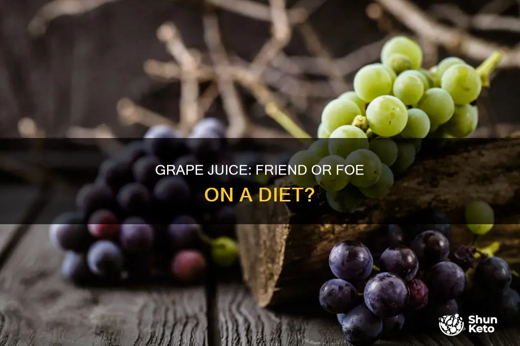 is grape juice ok on a diet