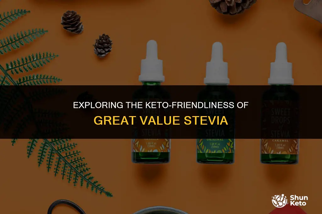 is great value stevia keto friendly
