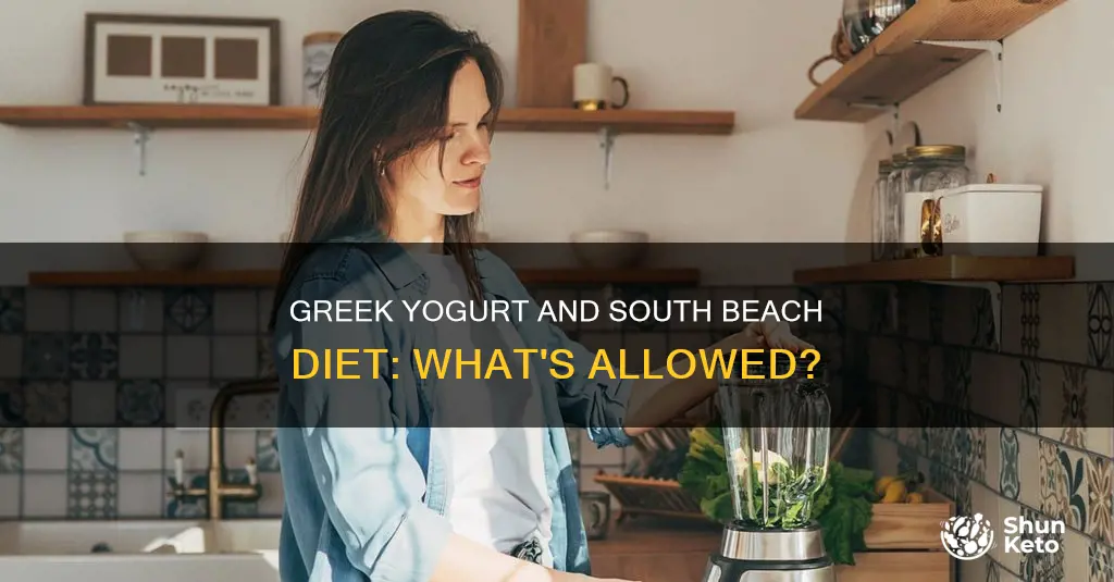 is greek yogurt allowed on south beach diet phase 1