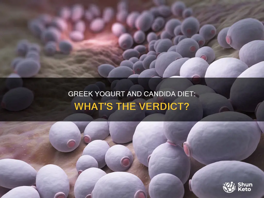 is greek yogurt ok for candida diet