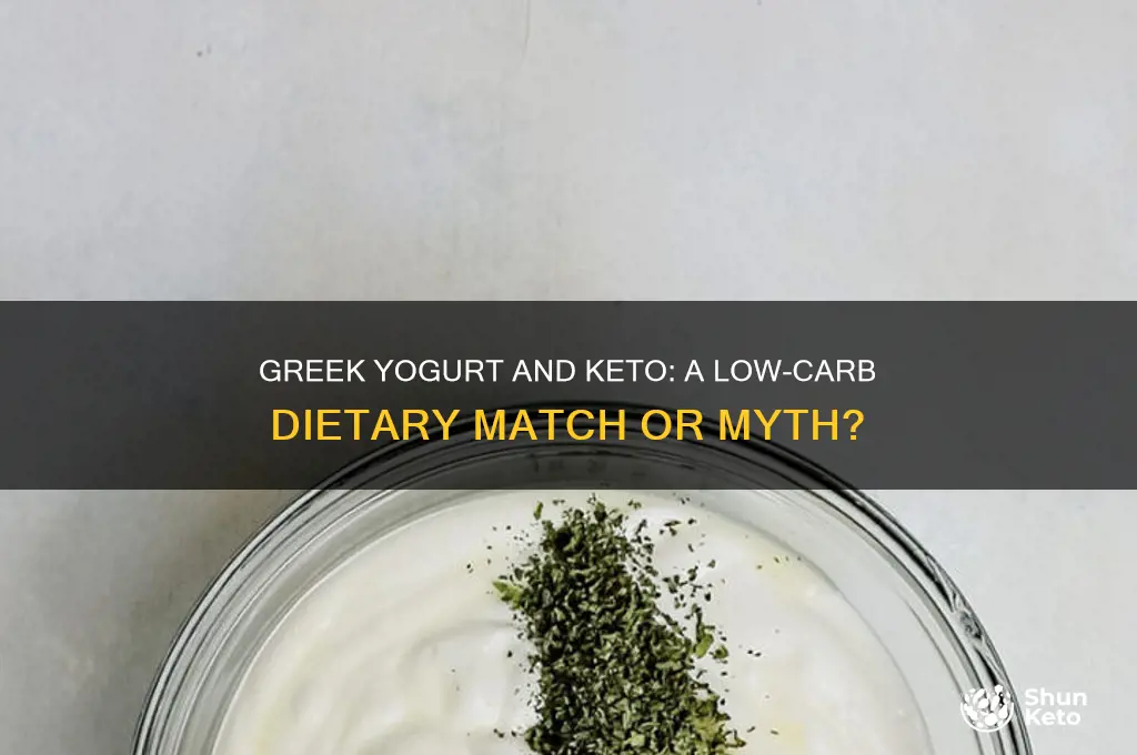 is greek yogurt part of a keto diet