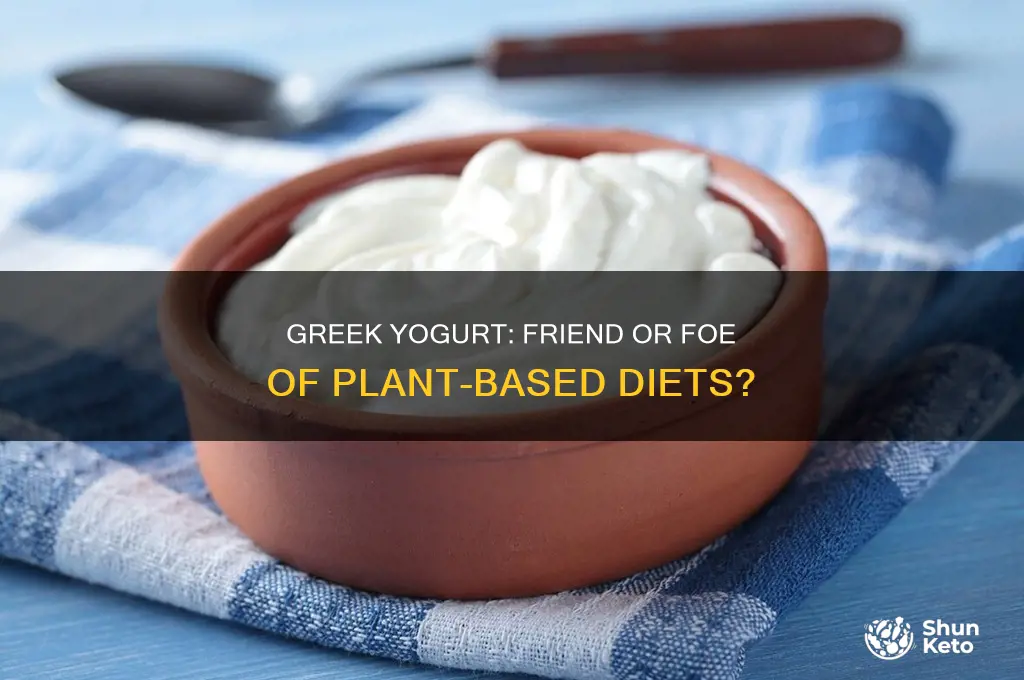 is greek yogurt part of a plant based diet