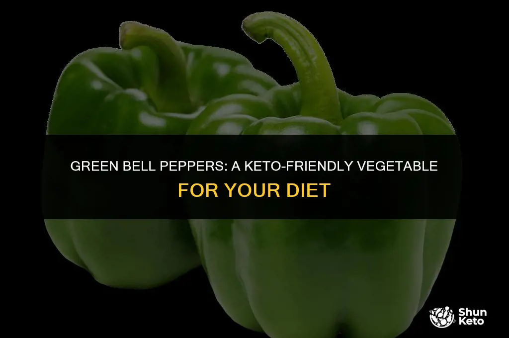is green bell pepper keto friendly