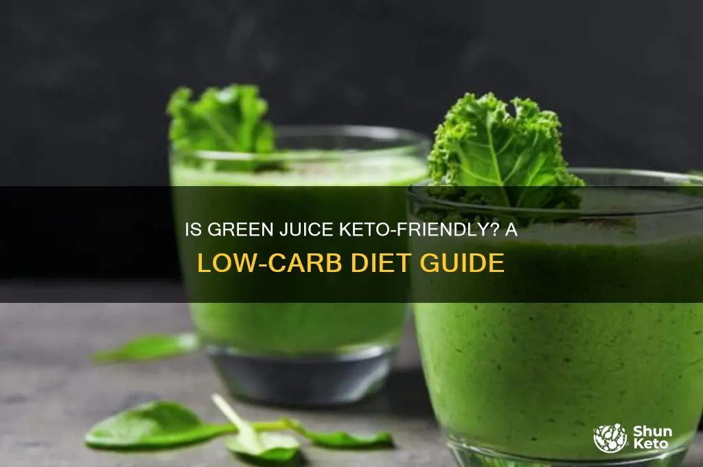 is green juice ok on keto diet