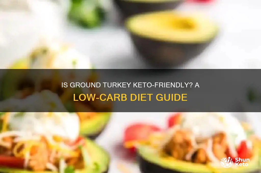 is ground turkey ok on keto diet
