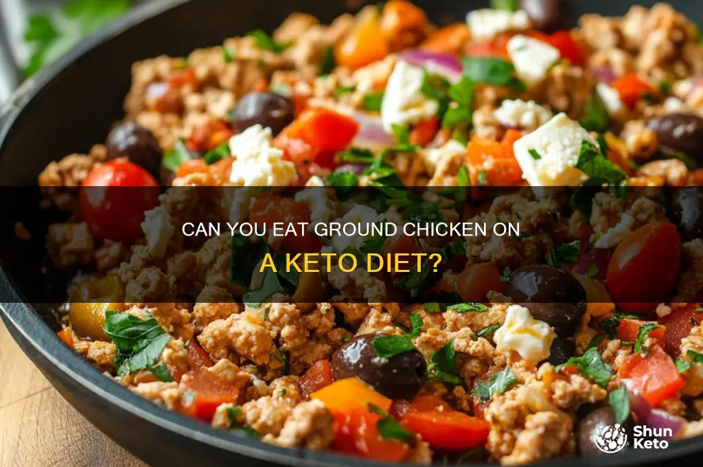 is ground xhicken allowed on keto diet