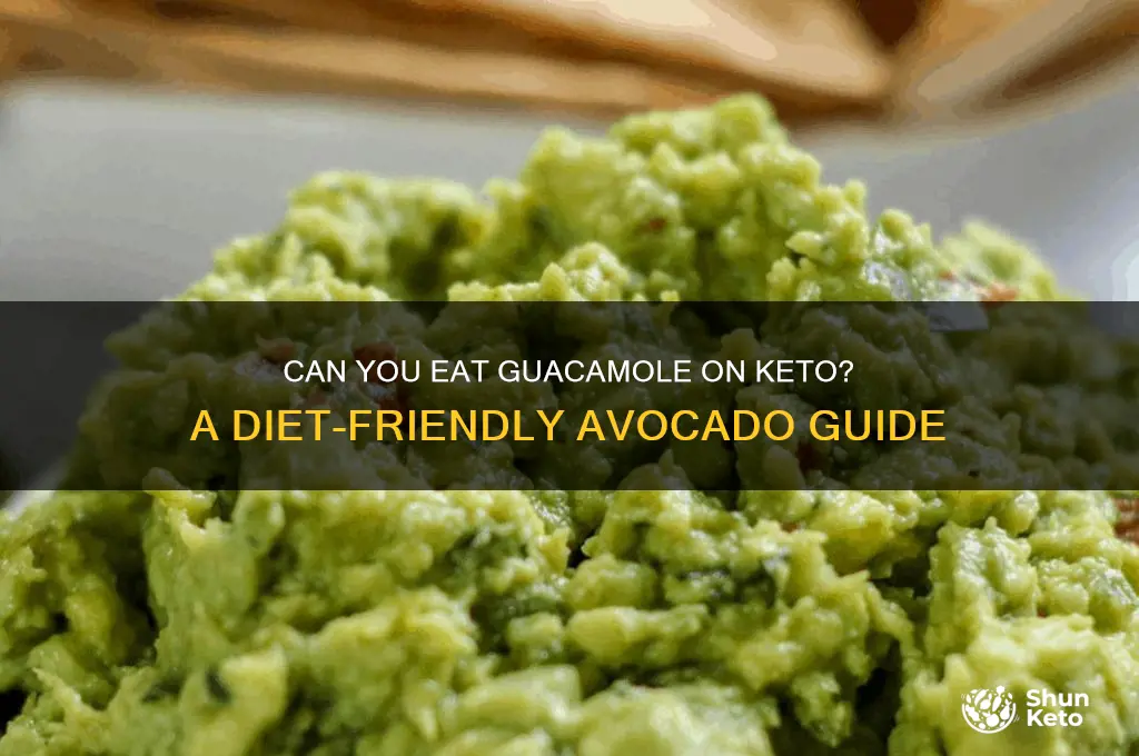 is guacamole allowed on the keto diet