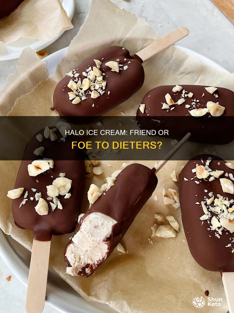 is halo ice cream ok while dieting