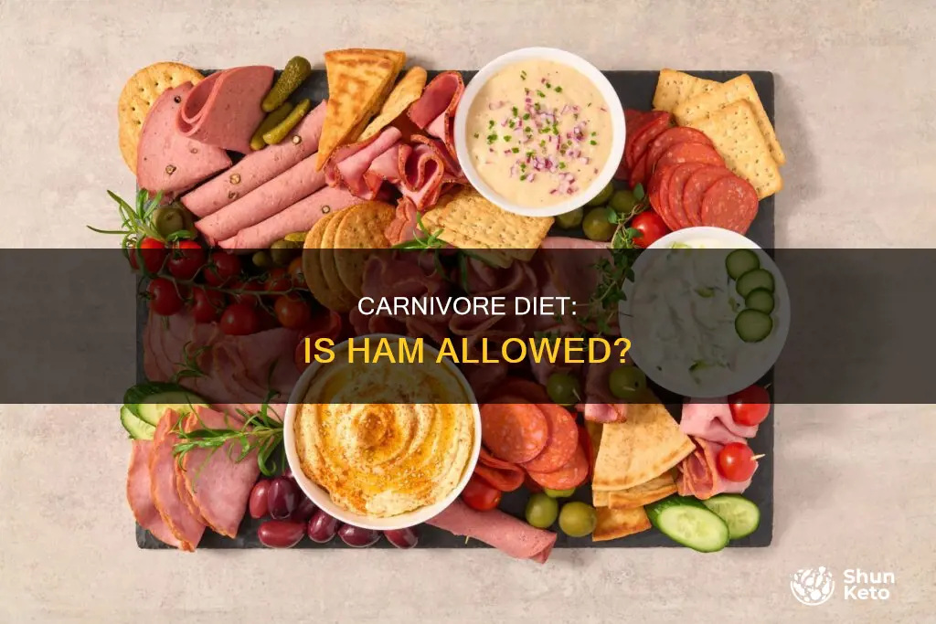 is ham allowed on carnivore diet