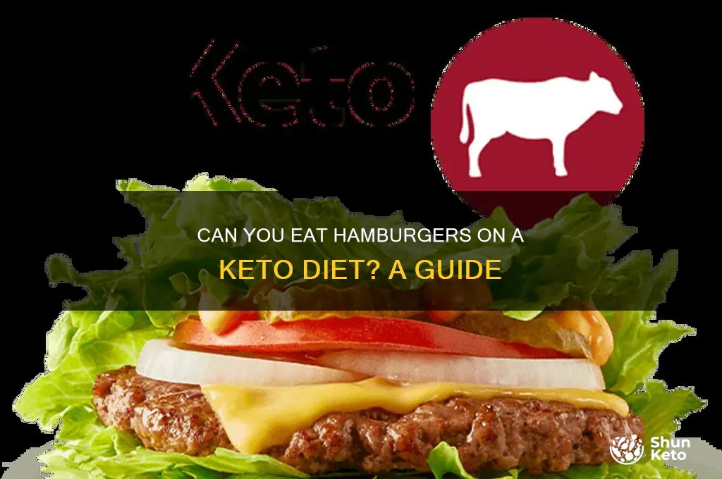 is hambergers on keto diet