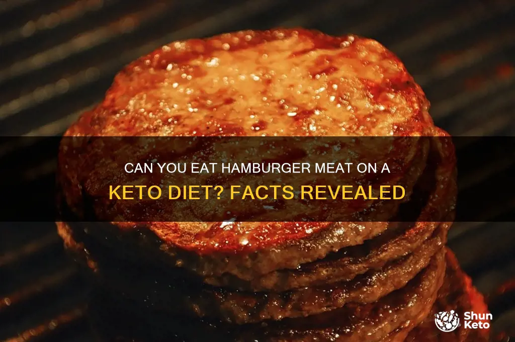 is hamburger meat on keto diet