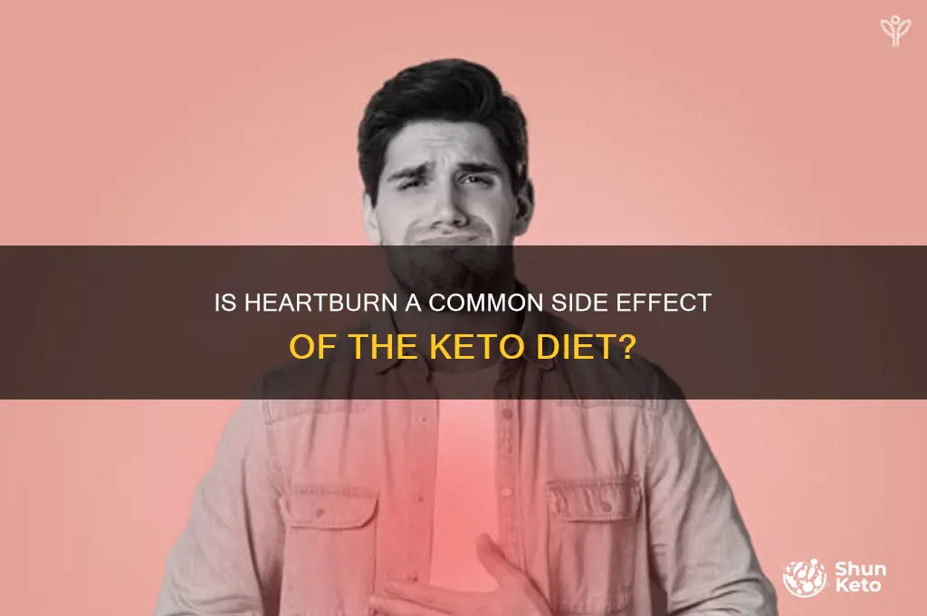 is heartburn common on keto diet