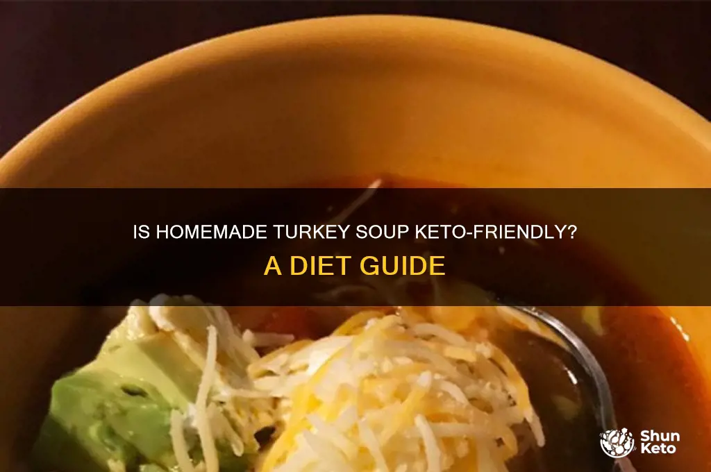 is homemade turkey soup part of keto diet