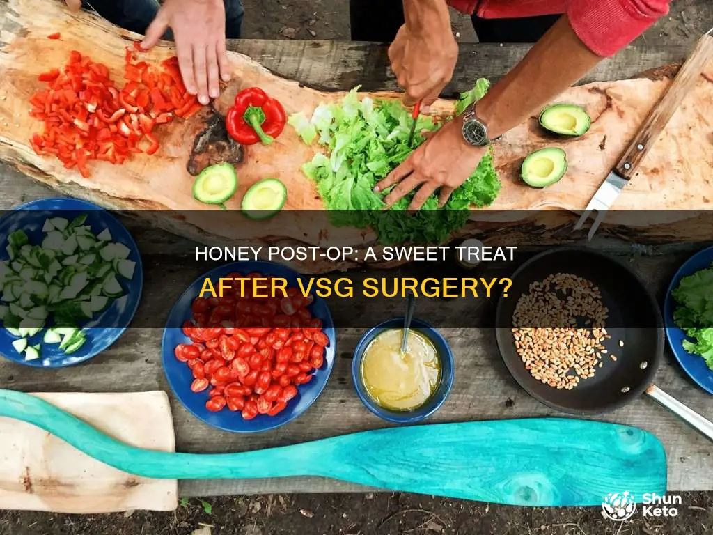 is honey ok for a post op vsg diet