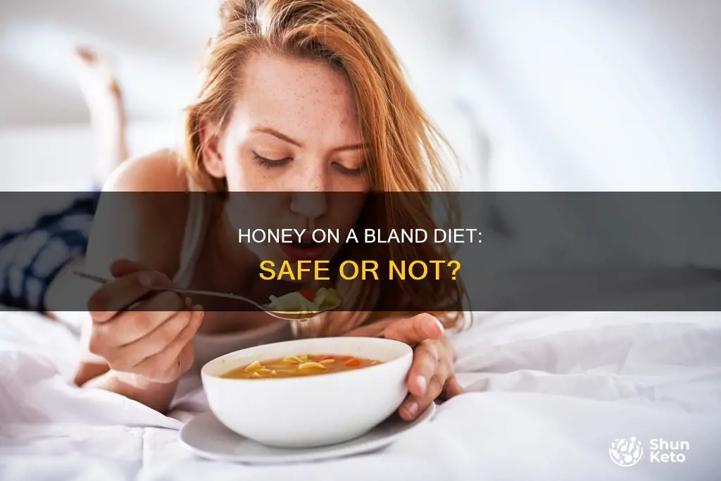 is honey ok on a bland diet