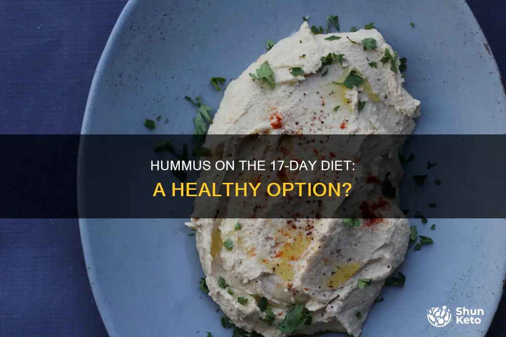 is hummus allowed on the 17 day diet