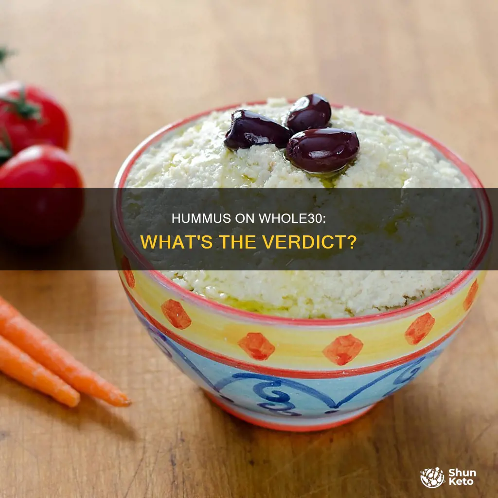 is hummus allowed on the whole30 diet