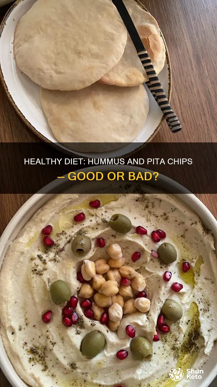 is hummus and pita chips ok for a diet